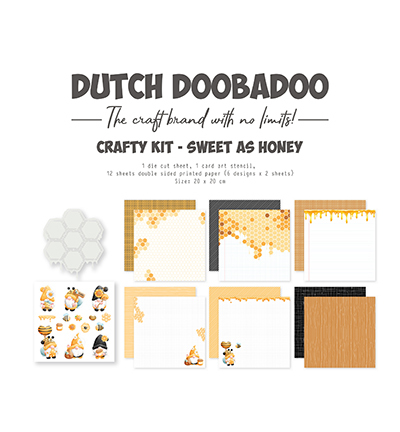Dutch Doobadoo 473.005.036 Crafty Kit Honingzoet
