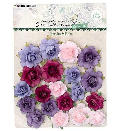 Studio Light Paper Flowers Purples & Pinks