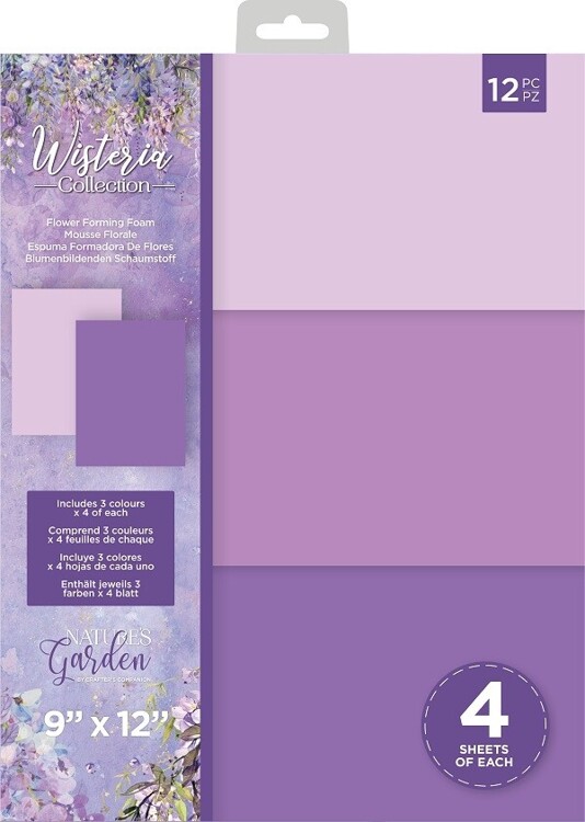Nature's Garden - Wisteria Collection - Flower Forming Foam Pack 9