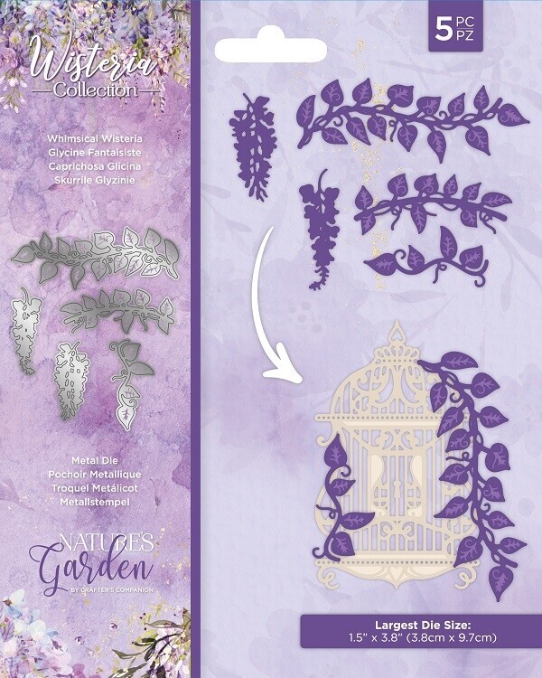 Nature's Garden - Wisteria Collection - Snijmal - Whimsical Wisteria