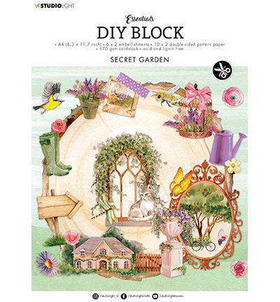 Studio Light Papierblok Secret Garden Essentials nr.36