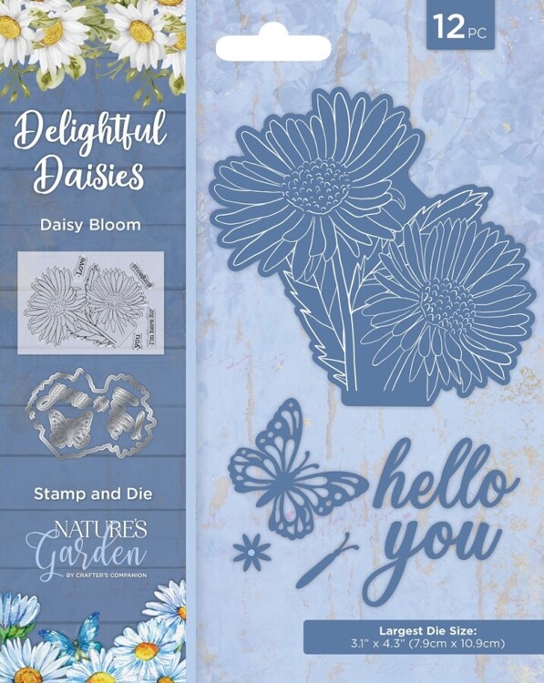 Nature's Garden - Delightful Daisies - Clearstamp/Snijmal - Daisy Bloom
