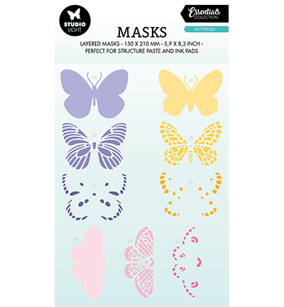 Studio Light Mask Fly Butterfly Vlinders SL-ES-MASK171